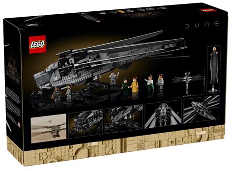 Now, with the LEGO® Icons Dune Atreides Royal Ornithopter set, you can take control of this legendary craft. IMAGINATION TAKES FLIGHT. Created by author Frank Herbert and visualized by the production team for the 2021 movie adaptation, the iconic Atreides Royal Ornithopter makes a stunning LEGO set.. 