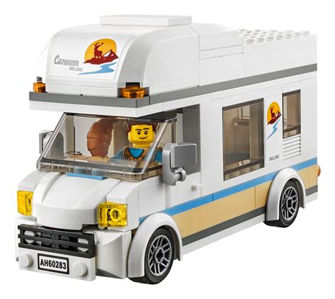 LEGO 60057 Camper Van instructions displayed 
