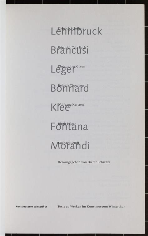 Lehmbruck, brancusi, léger, bonnard, klee, fontana, morandi. - 2000 ford f150 fuse box diagram manual.