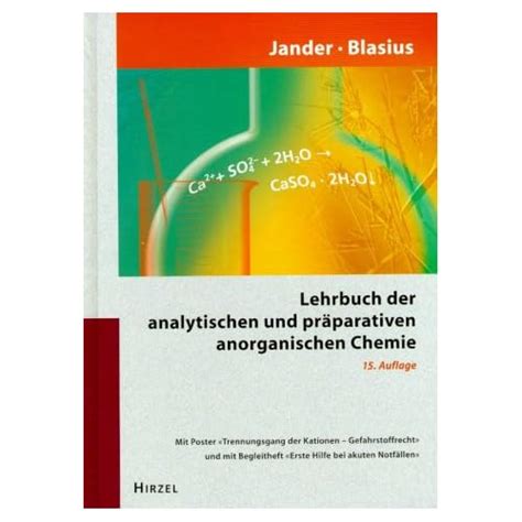 Lehrbuch der analytischen und präparativen anorganischen chemie. - Pipeline risk management manual 4th edition.