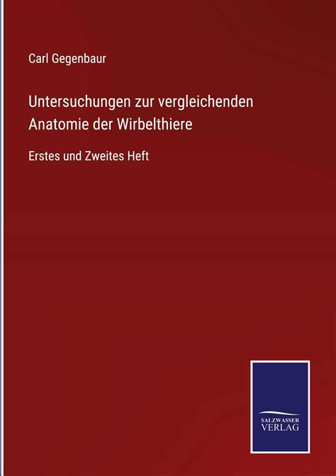 Lehrbuch der vergleichenden anatomie der wirbelthiere. - Timmons spinelli new venture creation 8th edition.