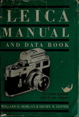 Leica manual and data book 1955. - Toshiba e studio 166 user manual.