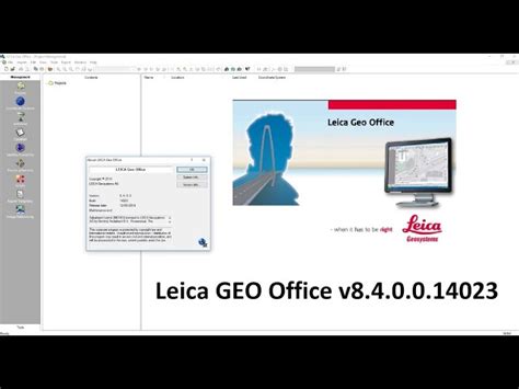 Leica office.  No need to transfer data between the various modules.  Leica Ge...