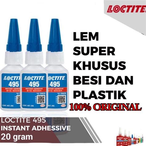 Lem besi loctite 495 terlengkap