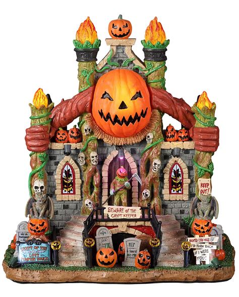 Lemax Crypt of the Lost Pumpkin Souls. SKU# 25841 - YouTube