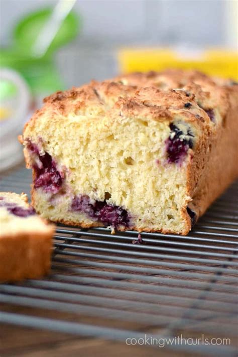 Lemon Blackberry Bread - Cooking with Curls