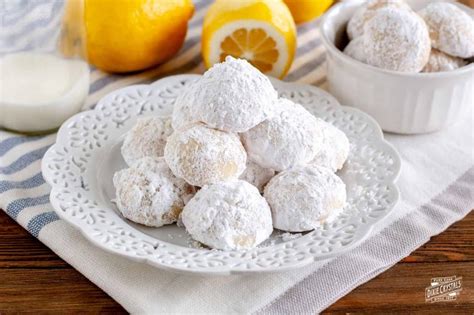 Lemon Butterball Cookies Dixie Crystals