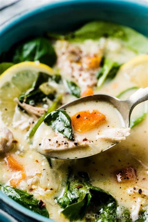 Lemon Chicken Soup (Instant Pot) - The Endless Meal®