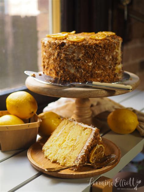 Lemon Crunch Cake @ Not Quite Nigella