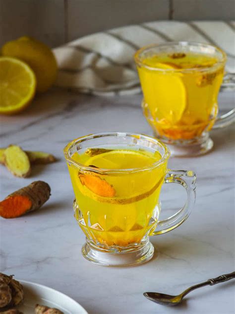 Lemon Ginger Turmeric Tea Benefits and Recipe - Our Plant-Based …