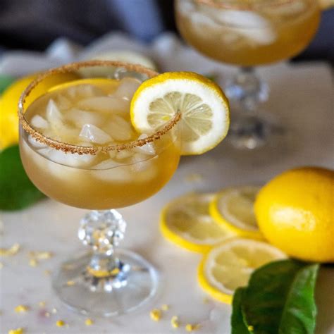 Lemon lemon lemon cocktail. Add the vodka, triple sec, lemon juice and simple syrup. Put the lid on and shake vigorously for 30 seconds. Rub a lemon half on the edge of a martini glass to ... 