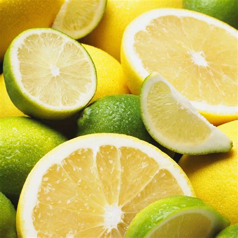 Lemons and limes. Lemons and limes are rich in vitamin C, a potent antioxidant that is crucial for the health of your skin and immune system. They also contain essential minerals like calcium, folate, and potassium, which play a key role in body functions. These fruits are also a good source of dietary fiber, which supports digestive health and can help manage ... 