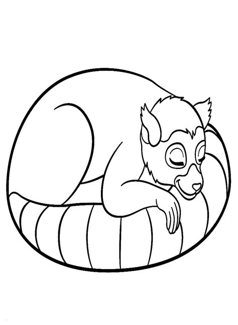 Lemur Coloring Pages