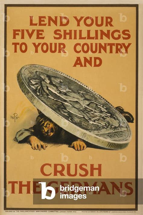 Lend your five shillings to your country and crush the Germans