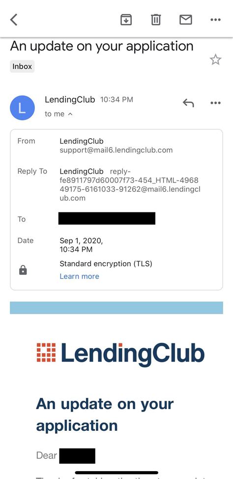 Lending club email. Loan amounts from $500 to $65,000 from 6 to 84 months. Attractive APRs as low as 3.99% and up to 30.99% with 0% financing also available. Revolving line of credit plans available. Prequalify with NO credit score impact until plan selected 1. We pay your provider directly within 1-3 business days after receipt of signed agreement. 