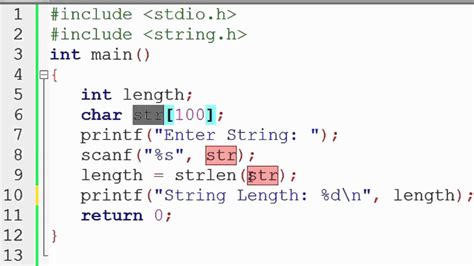 Length c. C strlen () The strlen() function takes a string as an argumen...