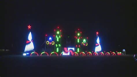 Lenhard Family Holiday Light Show starting today through New Year's Day