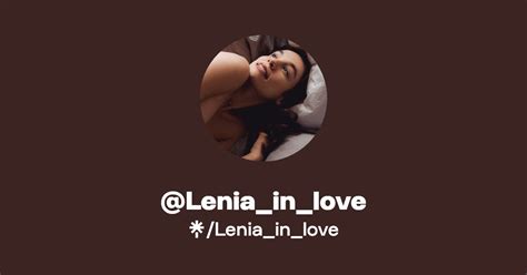 🍆 (SEX) Lenia_In_Love Leaks
