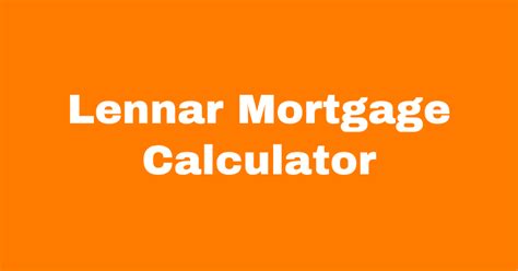 Lennar calculator. Things To Know About Lennar calculator. 