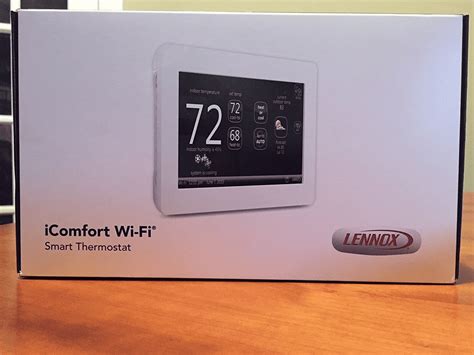 This Lennox iComfort WiFi thermostat, model 10F81, is a programmable 