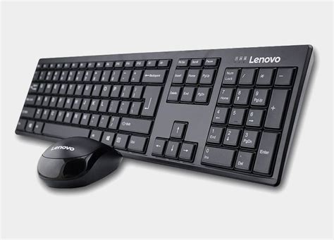 Lenovo 100 Wireless Keyboard & Mouse Combo, Ambidextrous …