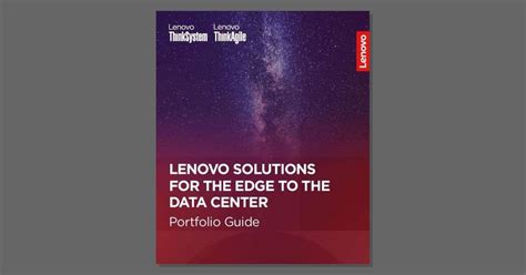Lenovo Solutions Guide