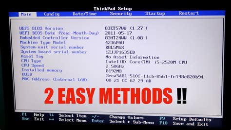 Lenovo bios menu.  This section introduces how to open the UEFI/BIOS setup utility.  To k...