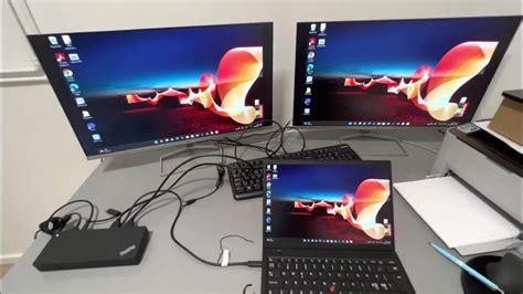 Lenovo dock monitor problems.  If multiple monitors are connected, does the issue only ...