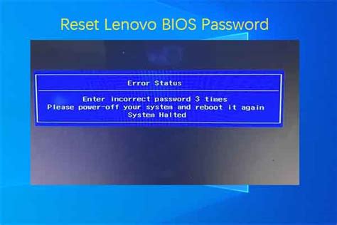 Lenovo ideapad bios password reset.  Learn how to resolve BIOS password prob...