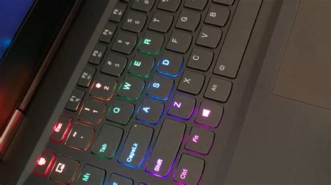Press Fn + Space bar on the keyboard to turn on or off the 