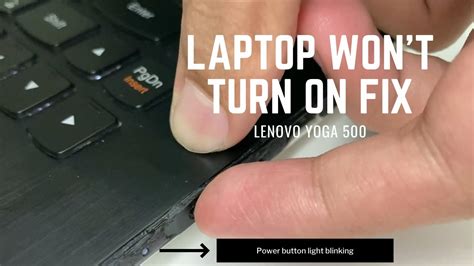 Lenovo orange light blinking 5 times. .  ...