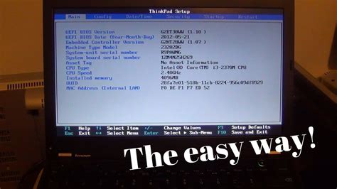 Lenovo thinkpad bios key.  Lenovo How To Enter Bios Setup and Boot Menu On...