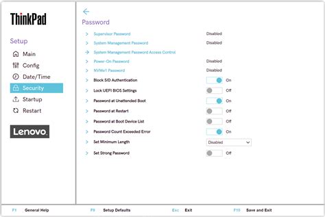 Lenovo thinkpad bios password default.  Select the password type.  Whether it’...