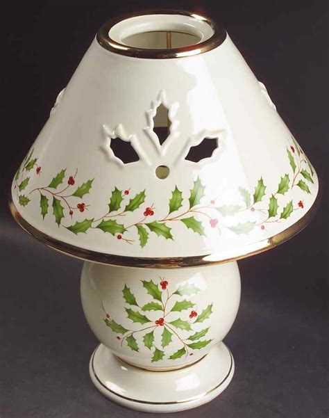 item 7 New wo Box - Lenox Butterfly Meadow Candle Lamp with Sha