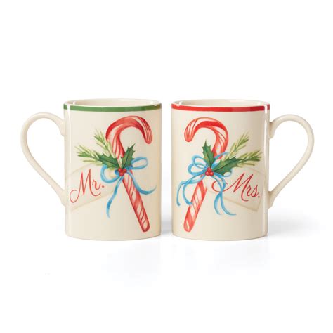 Nitial 2 Pcs Mr and Mrs Porcelain Coffee Mugs for Couples Christmas Mug Gifts 11 oz Mr and Mrs Ceramic Coffee Mugs Set for Couples Bridal Shower Newlyweds Engagement Valentines Gifts. ... Since I have other Lenox holiday-themed products, I was hoping to add these to the collection.. 