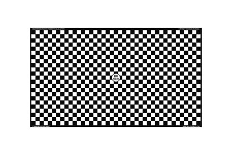Lens Distortion Checkerboard Chart Printable