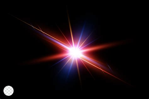 Lens flare png.  Sparse use can make an image look realistic and dramatic...