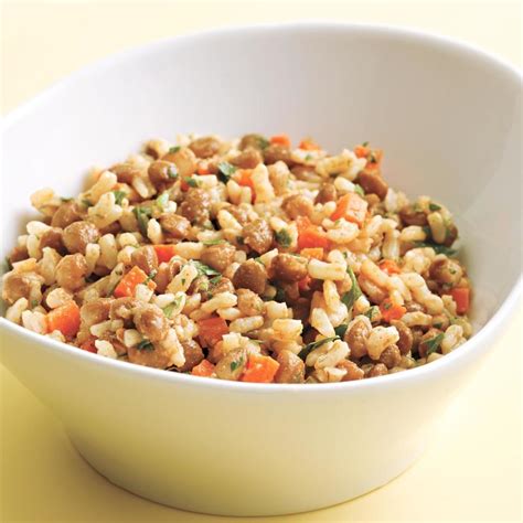 Lentil and rice recipe. Whole grains are an excellent source of complex carbohydrates and fiber, making them the healthiest type of grain a person can eat. In fact, the Dietary Guidelines for Americans su... 