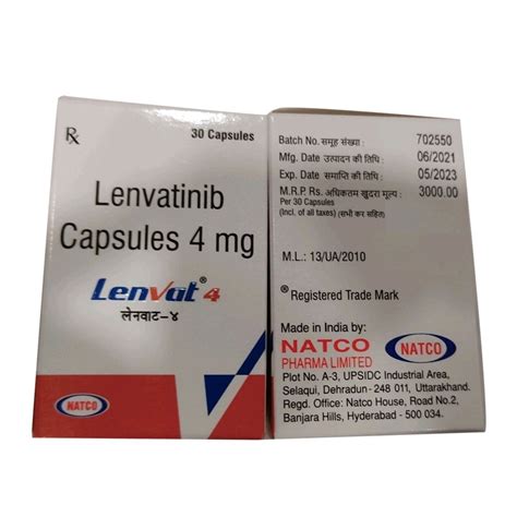 Lenvatinib 4mg Price