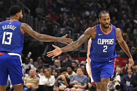Leonard reaches 13,000 career points in his return, Clippers beat Miami 121-104 for 3rd straight win