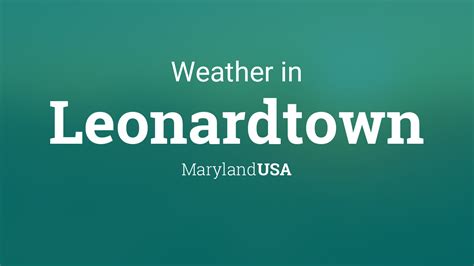 Leonardtown, MD Weather - The Weather Channel