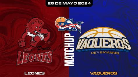 Leones de Ponce vs Vaqueros de Bayamon Puerto Rico