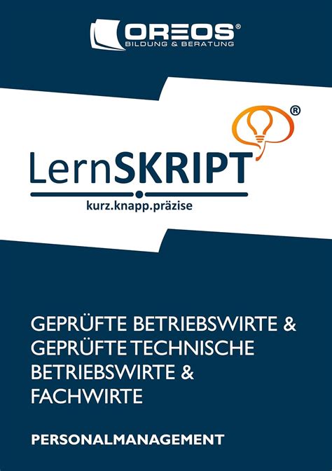 LernSKRIPT PERSONALMANAGEMENT zur Prüfungsvorbereitung …