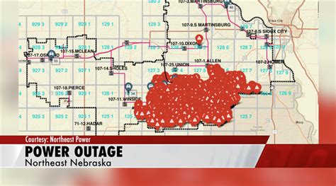 The first round of power outages began at 6:50 a.m. a
