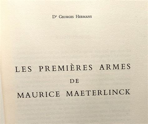 Les premières armes de maurice maeterlinck. - A manual of ritual fire offerings.