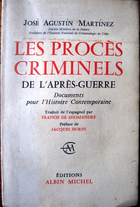 Les procès criminels de l'après guerre (documents pour l'histoire contemporaine). - Himnos gospel acordes de piano cancionero.