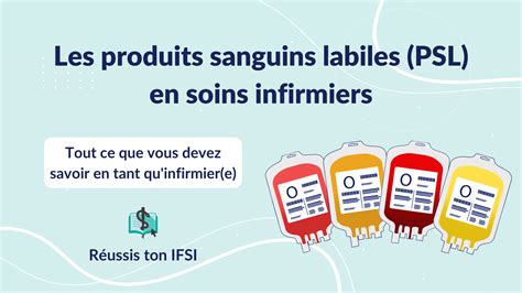 Les produits sanguins labiles l