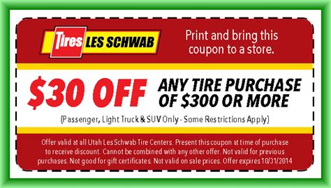 Les schwab coupon. Les Schwab does not have a companywide military discount policy. Instead, each location's store manager determines whether or not a discount is available and at what price, according to a Les Schwab corporate representative. Is there also a senior discount at NTB? No, based on current data, NTB does not offer senior discounts; see review. ... 