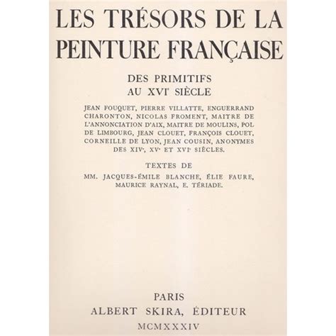 Les trésors de la peinture française des primitifs au xvie siècle. - English russian and russian english restaurant guide.