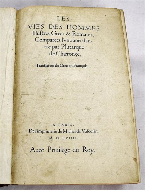 Les vies des hommes illustres grecs et romains. - A handbook of literary terms by m h abrams.